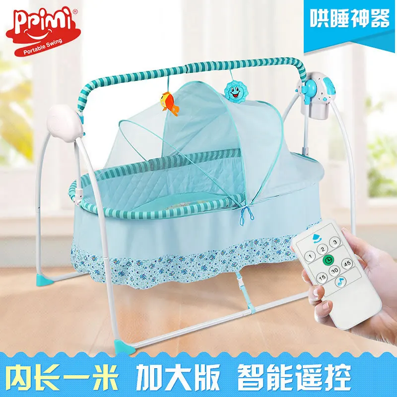 Berceau électrique | Panier de couchage, berceau à bascule, lit pour bébé, nouveau-né automatique et intelligent, petit panier à secouer