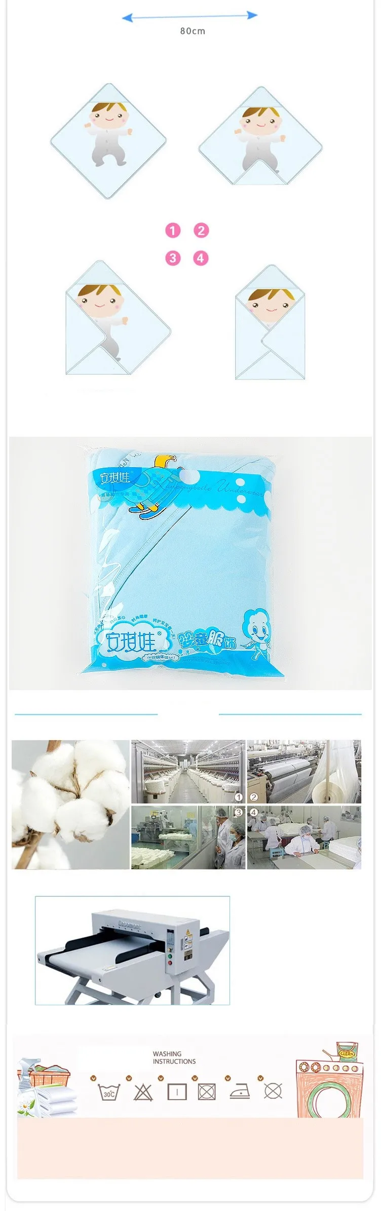 Спальный мешок 80x80 см, хлопковый Конверт для младенцев, детское одеяло, спальный мешок для новорожденных, спальный мешок с рисунком, детское одеяло