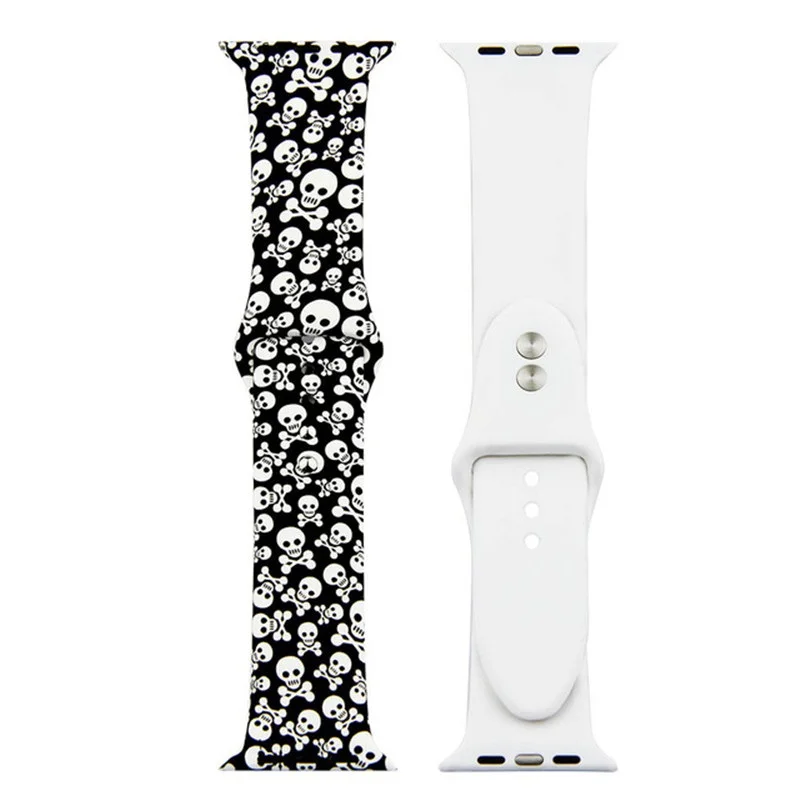 Мягкий силиконовый ремешок для спортивных часов для apple watch band 44 мм Браслет apple watch 40 мм браслет для iWatch 4 band 42 мм серия 3 2 1 38 мм