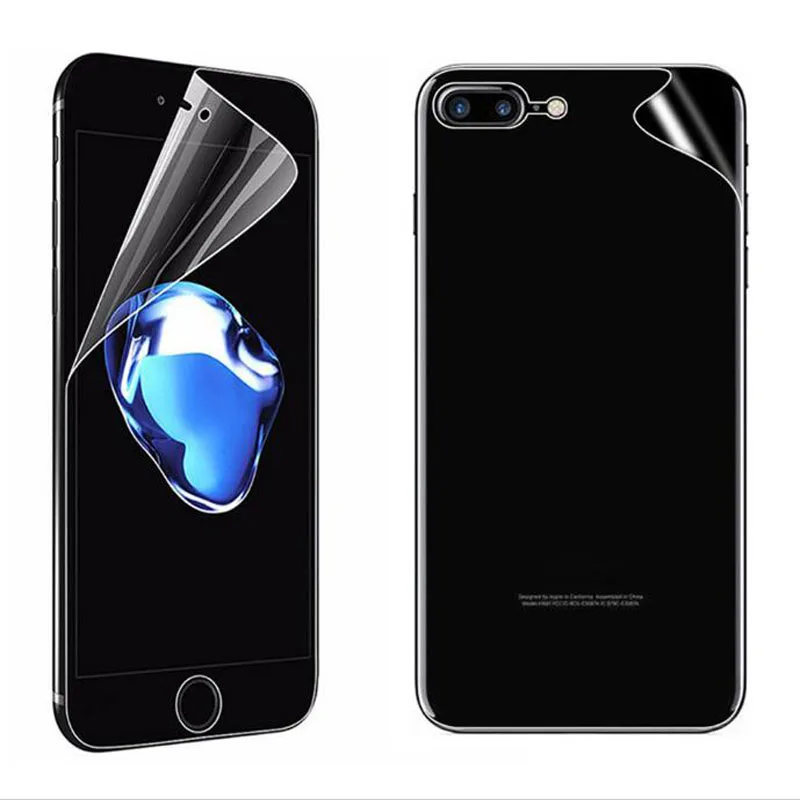 

0.1mm 3D Full Cover Soft Clear Protective Front Back Film for iPhone X XR XS 11 Pro MAX8 7 Plus Screen Protector (Not Glass)