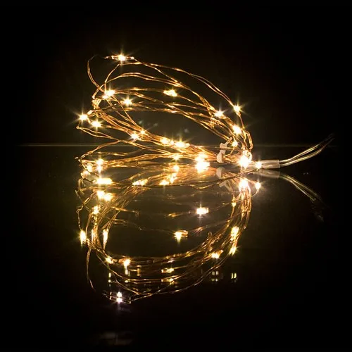 10*2M 20LED AA battery Battery Powered LED String Light Waterproof Fairy Lights with Copper Wire Party Wedding | Лампы и освещение