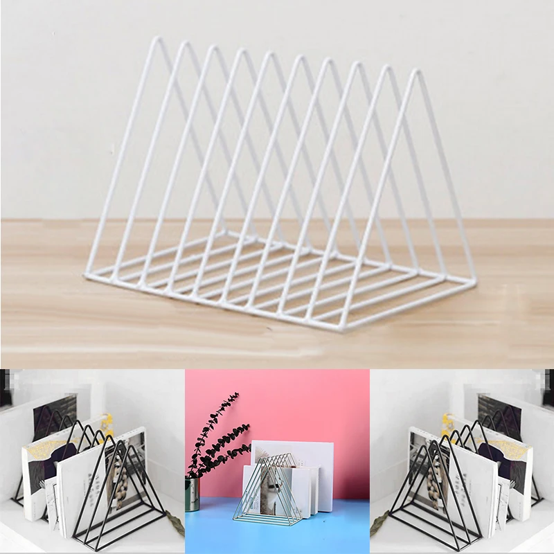 26*17.8*18.5 سنتيمتر بسيطة و العملي الحديد مجلة رف مكتب التخزين رف رف كتب المنزل مكتب