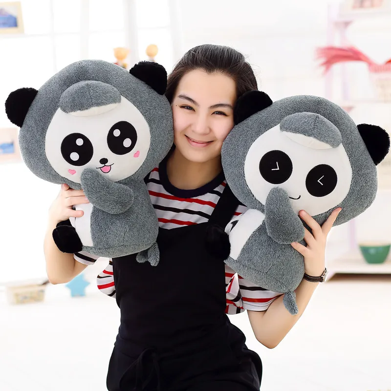 

40cm Lovely Super Cute Plush Panda 2 Types Stuffed Plush Animal Kid Soft Gift Doll Toy