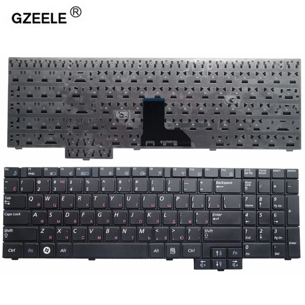 Новая клавиатура GZEELE для samsung R620 NP-R620 R525 NP-R525 R540 R517 RV508 R523 RU черный ноутбук Русская клавиатура