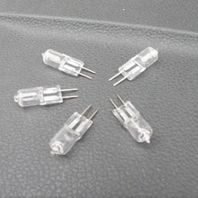 5 шт./лот галогенные лампы G4 24 в 10 Вт 20 Вт 35 Вт 50 Вт 0,7 мм Чистый молибденовый ножной микроскоп 24 В g4 20 Вт галогенные G4 24 в 50 Вт G4 35 Вт