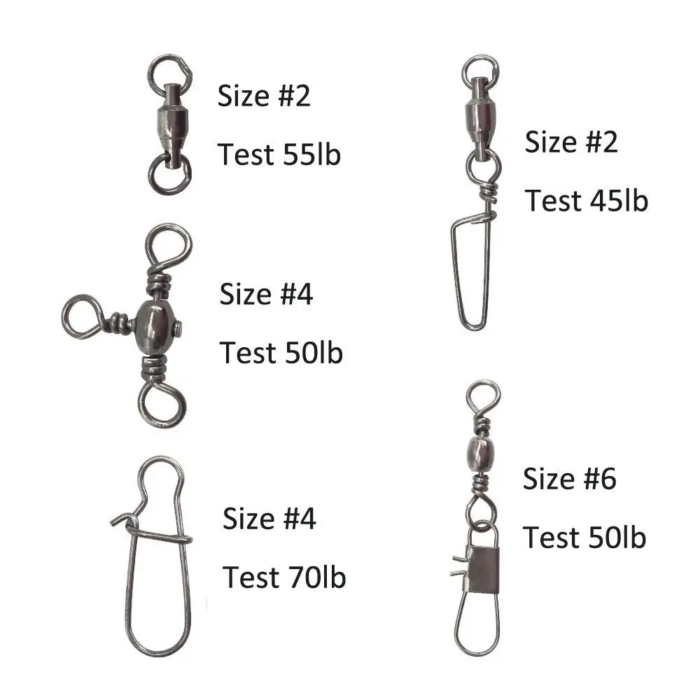 Details about   Carabiner Duo Lock Fishing Swivel Tumbler holding Hold-14KG 100pcs 
