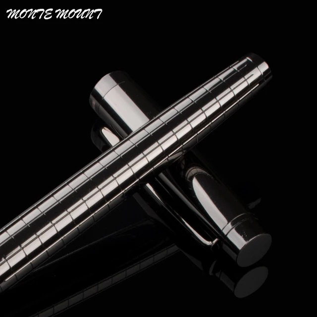 Best Offers High Quality MONTE MOUNT luxury Gray Cross Line Business office Medium nib Rollerball Pen New Best Offers High Quality MONTE MOUNT luxury Gray Cross Line Business office Medium nib Rollerball Pen New