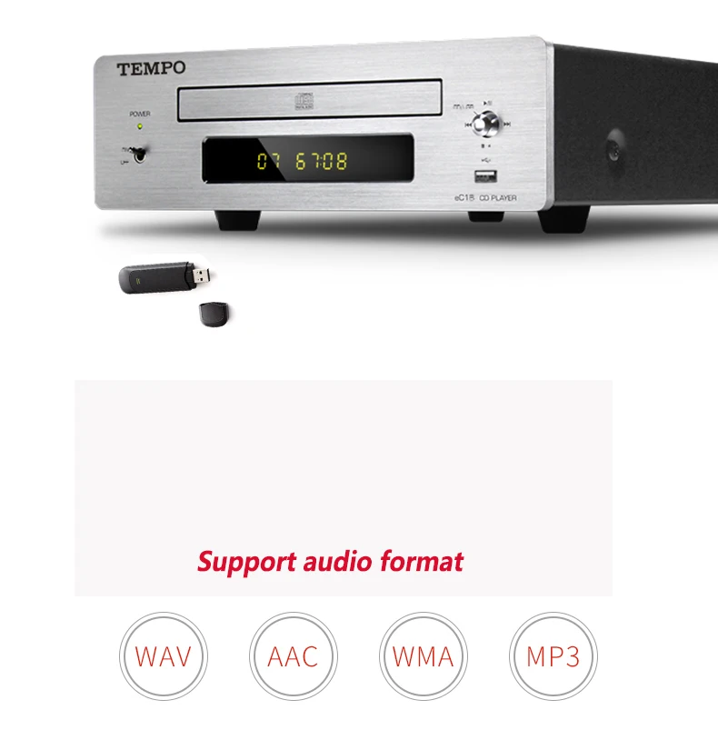 EC1B/EC1 fever CD проигрыватель с U диском WAV декодирование CD|cd player|player cdturntable cd |