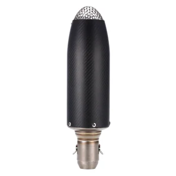 

38mm-51mm Universal Motorcycle exhaust Modified Scooter carbon fiber Exhaust Muffle GY6 for z800 R1 R6 FZ6 Z1000 GSXR600 k8 k7
