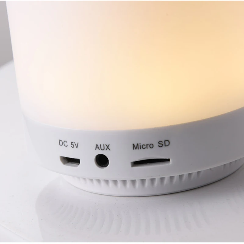

touch Multi-functional Bluetooth Speaker FM Radio Charging Bedside Night Light Support AUX LB88