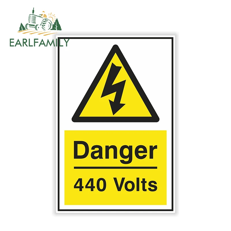 EARLFAMILY 13 سنتيمتر x 8.45 سنتيمتر خطر 440 فولت ملصق الكهربائية تحذير السلامة لباب لوحي محمول صائق للماء سيارة ملصقات EARLFAMILY 13 سنتيمتر x 8.45 سنتيمتر خطر 440 فولت ملصق الكهربائية تحذير السلامة لباب لوحي محمول صائق للماء سيارة ملصقات
