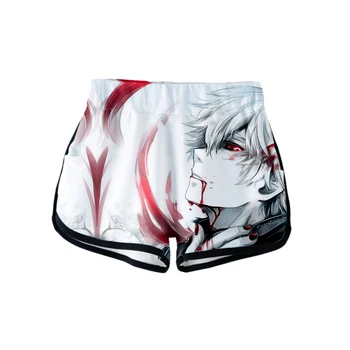 

FRDUN TOMMY Hot Sale 3D Print tokyo ghoul Women Clohtes Ladies Shorts Hip Hop Casual Harajuku Shorts Kpop Plus Size Q2680-Q2689