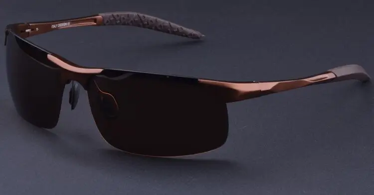 Поляризованные солнцезащитные очки с оправой из алюминиево-магниевого сплава, мужские солнцезащитные очки для вождения, зеркальные линзы, очки Oculos De Sol R562