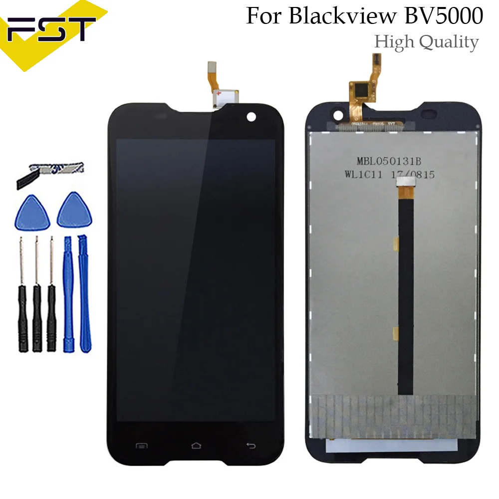 

High Quality Display Lcd For Blackview BV5000 Lcd Screen with Touch Screen Digitizer Assembly For BV5000 Phone Accessories+Tools