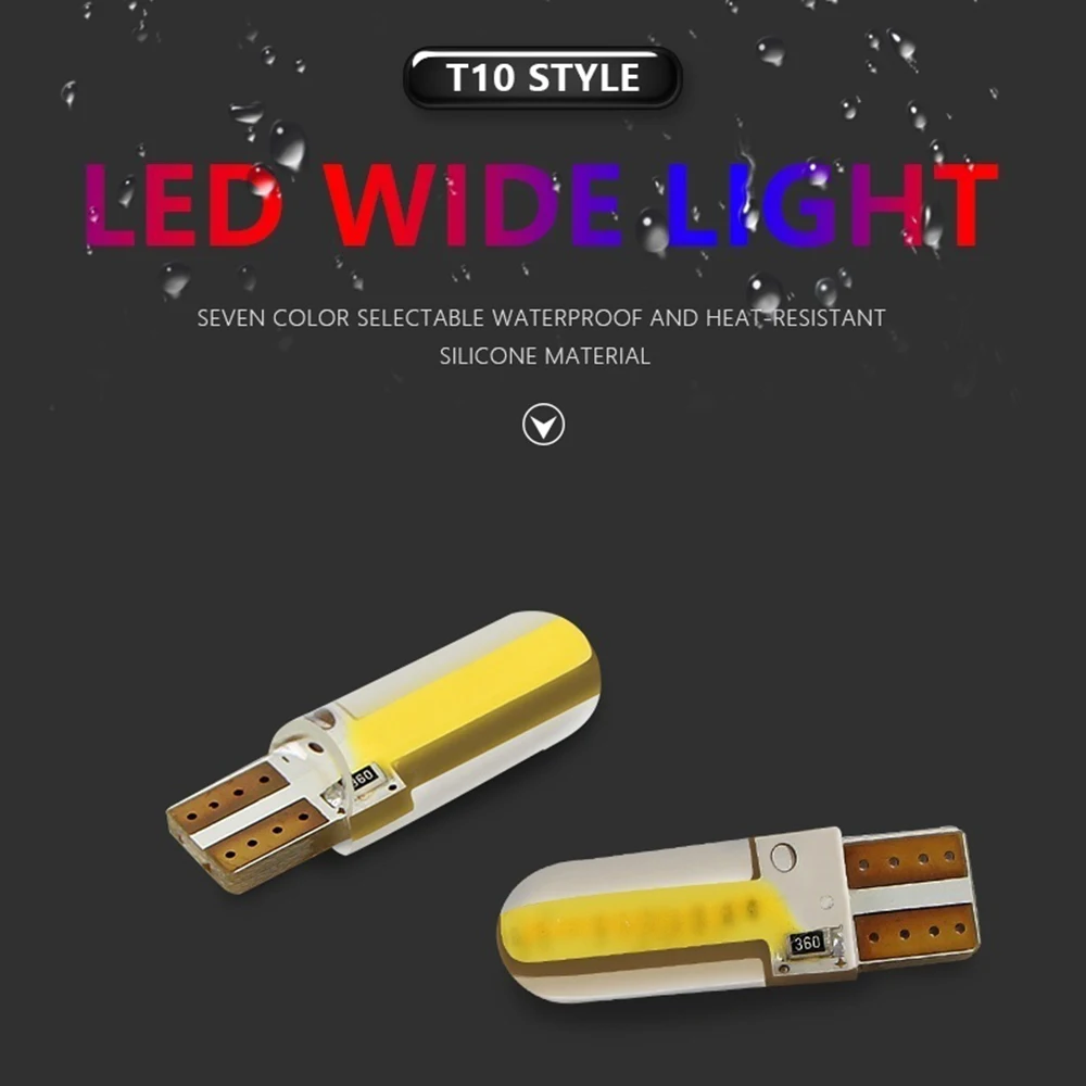 1 шт. светодиодный светильник T10 W5W 6SMD Автомобильный боковая внутренняя лампа