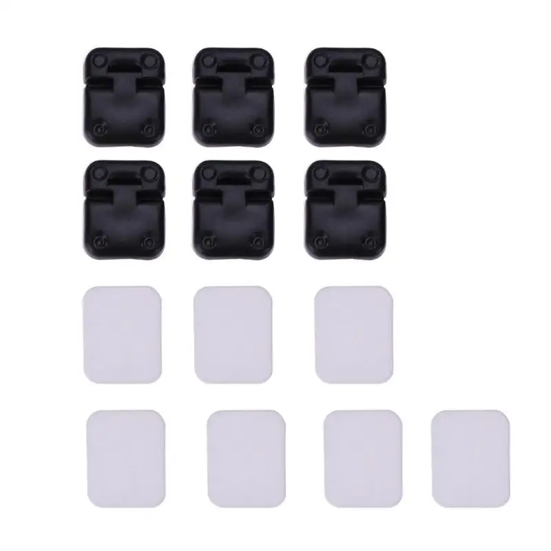 

ttnight 6PCS Trx 4 Black Plastic Car Door Hinge for 1/10 RC Crawler Traxxas TRX-4 T Black Plastic Car Door Hinge