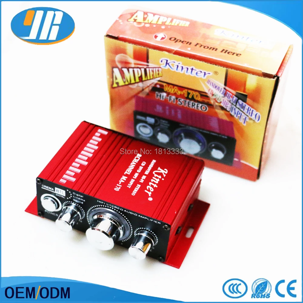 

Game MA-170 12V 2 channels LED Mini HIFI Stereo Amplifier for Arcade JAMMA MAME