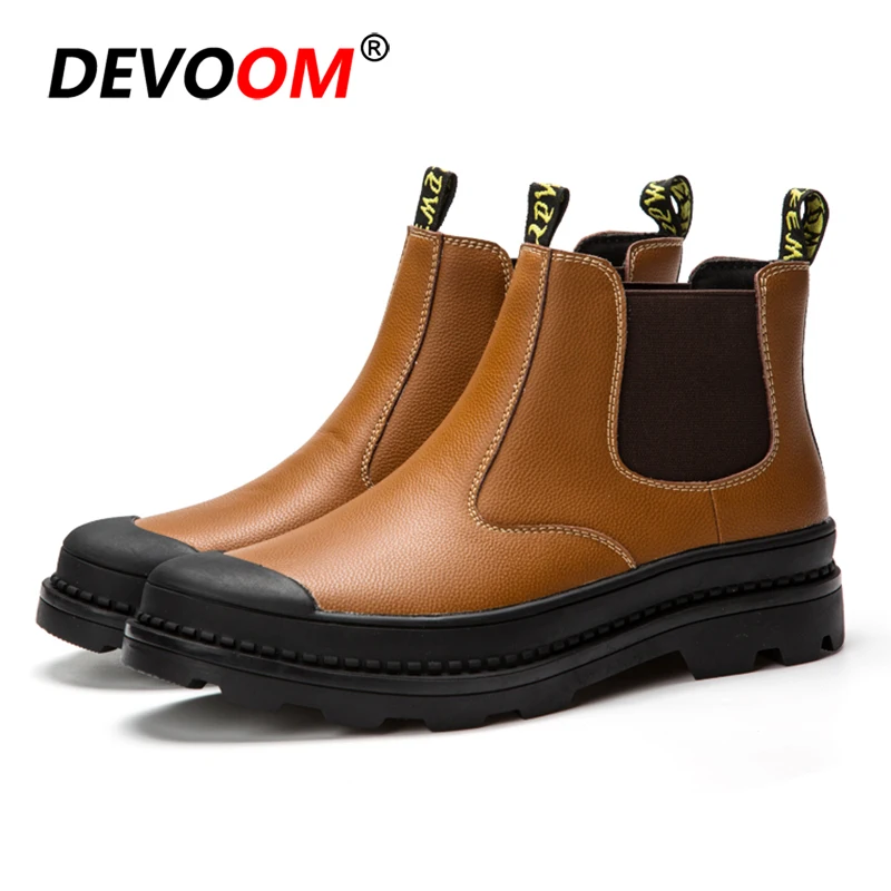 non slip chelsea boots mens
