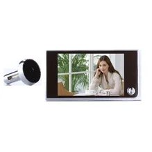 Русский 2016 новый видео глаз глазок двери камеры 3.5 дюймов LCD 0.5 камера 120 град. расширить угол обзора электронный глаз