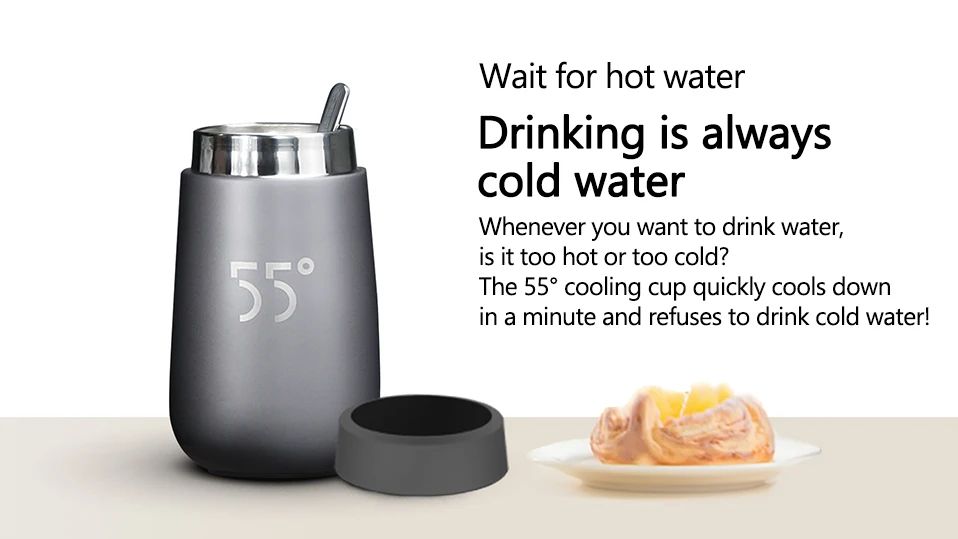 Original Huawei Cooling Cup 200ml 55degree Mini Portable Magic Instant Cooler Bottle Fast Cooling Drink 304 stainless steel Cup (10)