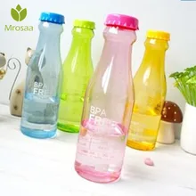Mrosaa 1 шт. 550 мл пластиковый портативный герметичный спортивный флакон из небьющегося стекла пластиковая чашка