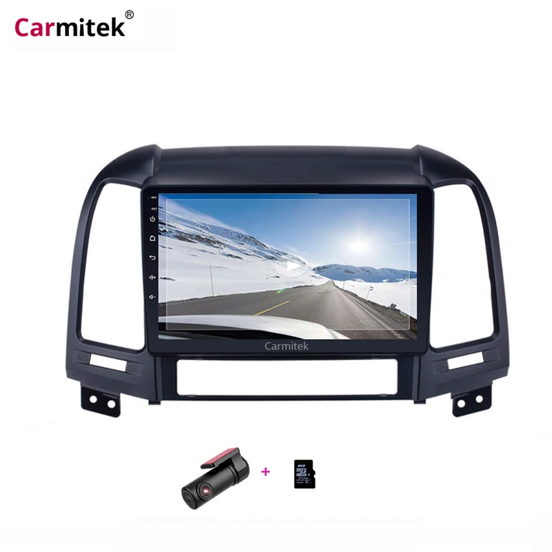 Clearance Android Car Radio Multimedia Stereo Audio Player Navi GPS 2Din For Hyundai Santa Fe 2006 2007 2008 2009 2010 2011 2012 Head Unit 2