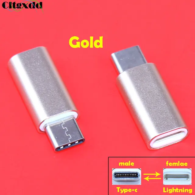 cltgxdd Type C Male to 8 Pin for iphone Female USB Cable Converter