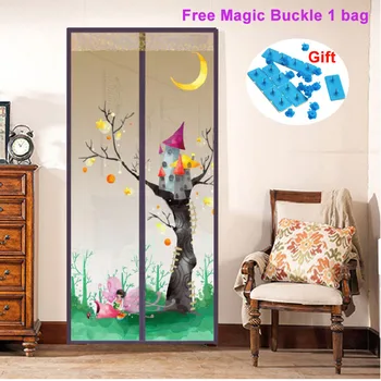 

Magnetic Curtain Mesh Mosquito Net Summer Anti-mosquito Mesh Curtains Soft Yarn Door mosquito window net Tulle