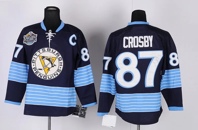 sidney crosby blue jersey