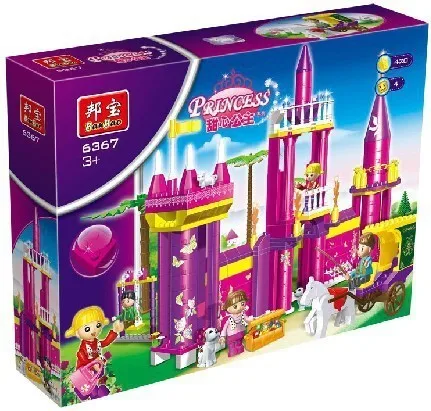 Дети держать игрушки superblock принцесса серии 6367-розовый сад | Игрушки и хобби