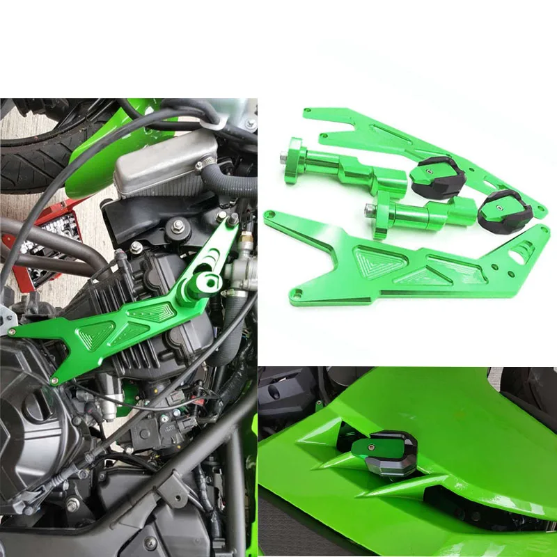 Защитная рамка слайдер обтекатель для KAWASAKI NINJA250 NINJA300 2013- NINJA 250 300 мотоциклетные защита от падения