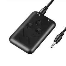 Bluetooth 5,0 передатчик и приемник, 2-в-1 Беспроводной 3,5 мм адаптер для ТВ/домашний звук Системы