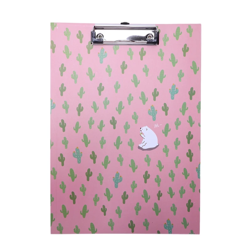 

Cute Animal File Folder Writing Clip Board Cactus