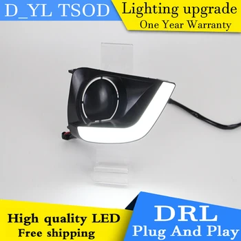

Car styling For Toyota Vios LED DRL For Vios led fog lamps daytime running lights High brightness guide LED DRL Light guide