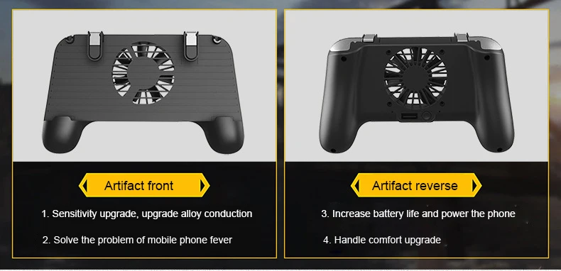 pubg контроллер геймпад тригеры pubg for Iphone Android Heat Sink for джойстик для телефона Fire Button Gamepad