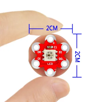 

Free shipping! Keyes wearable WS2812 RGB L ED module for Lilypad