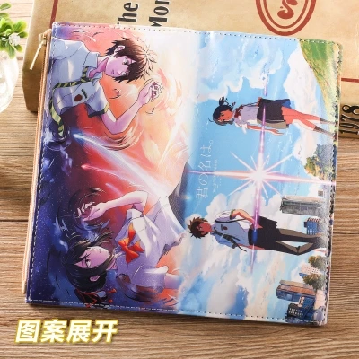 Lovelive/ваше имя/Guilty Crown/Hatsune Miku Клатч кожаный кошелек женский длинный кошелек аниме кошелек для косплея кошелек - Цвет: Your Name