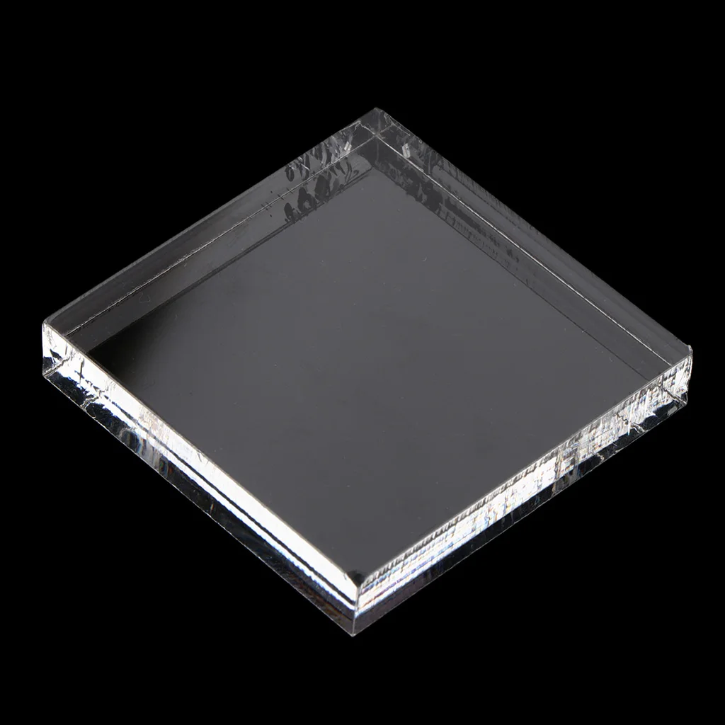 Clear Acrylic Block Stamp Blocks Stamping Scrapbooking Craft Tool 5x5cm
