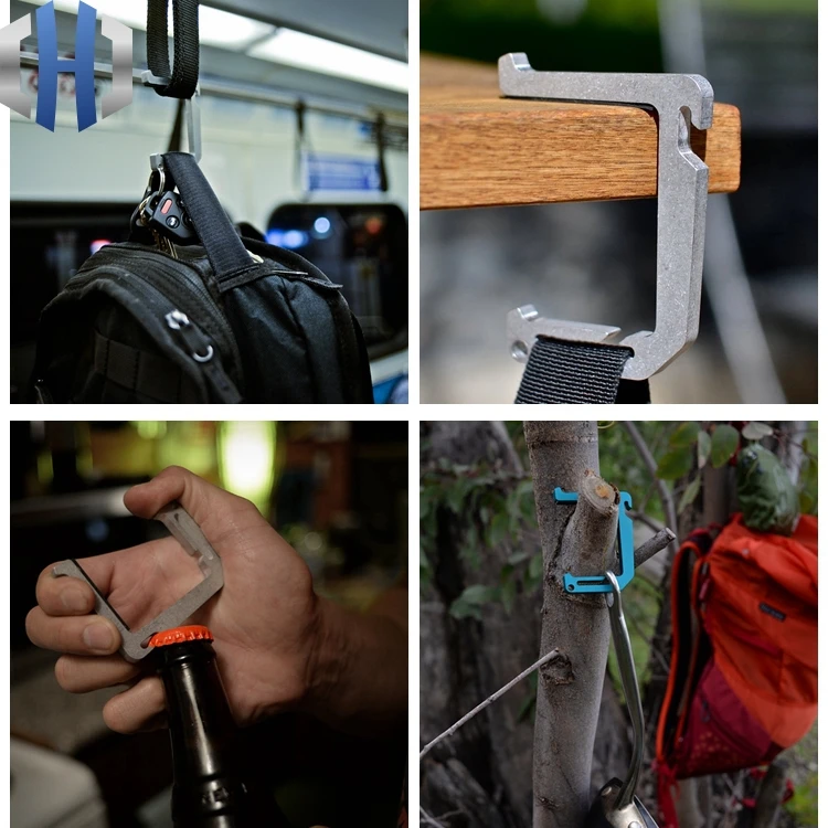 Multi purpose EDC Tactical Hook Mobile Creative Hanging Coat Bag Bag