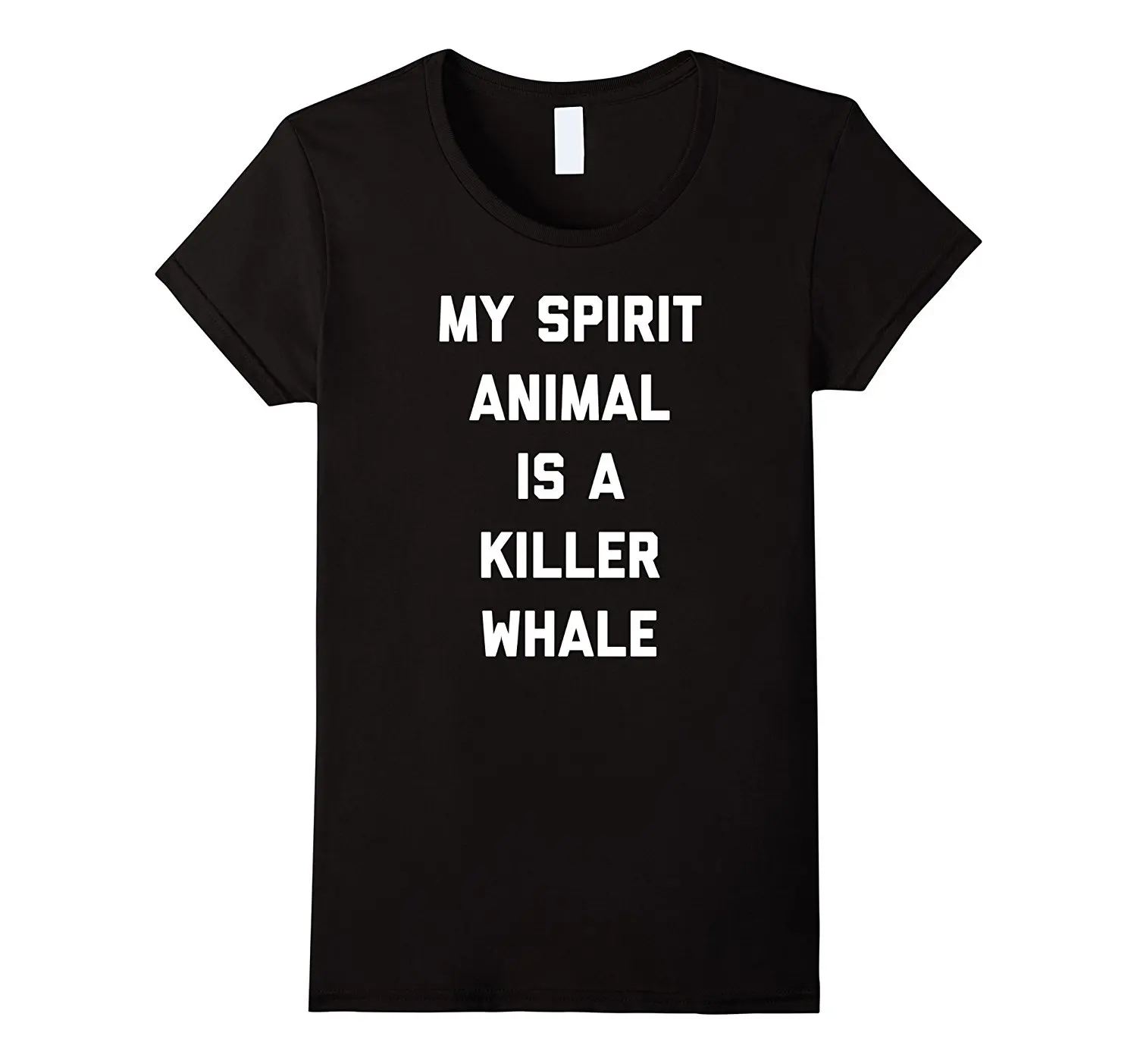 My Spirit Animal Is A Killer Whale Funny Tshirt for Lady Tops Streetwear Printed T Shirts Women Design Novelty | Женская одежда