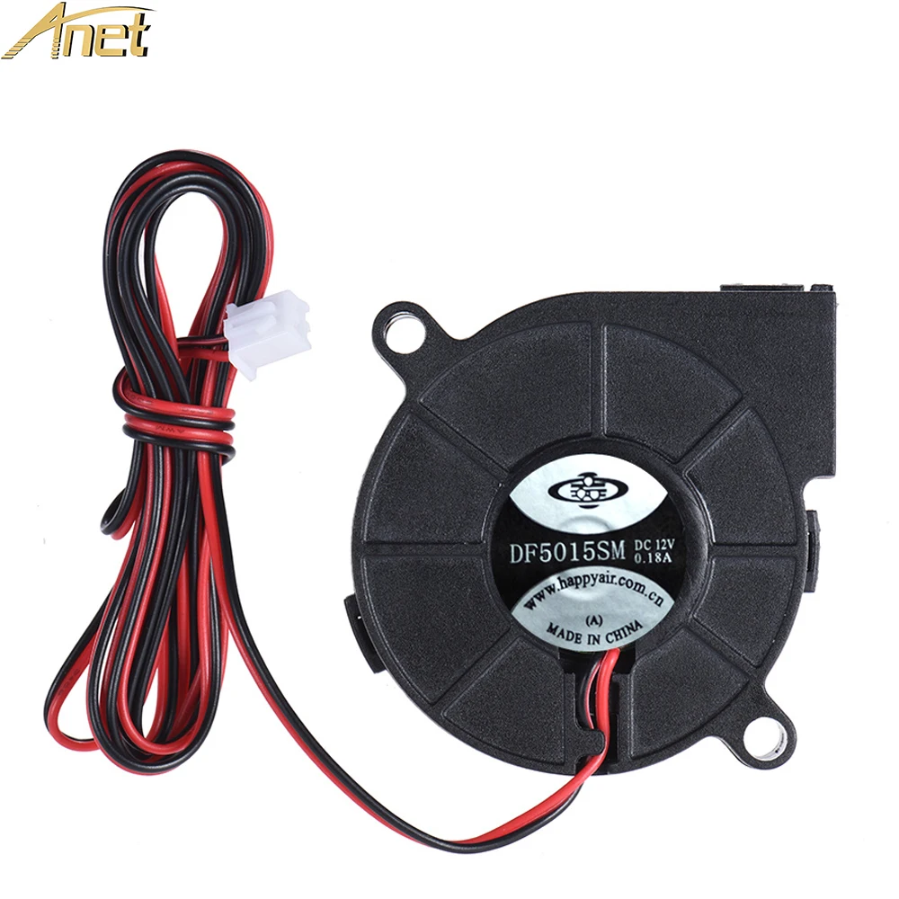 Aliexpress.com : Buy Anet 5Pcs 3D Printer Parts 5015 DC Cooling Blast ... - Anet 5Pcs 3D Printer Parts 5015 DC Cooling Blast Blower Fan 12V 50x50x15mm Hot EnD ExtruDer