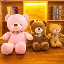 55 см 75 см, 95 см, большой Размеры Teddy Bear Плюшевые игрушки животные из мультфильмов милые подушки мягкие куклы любовь день рождения, День святого Валентина подарки