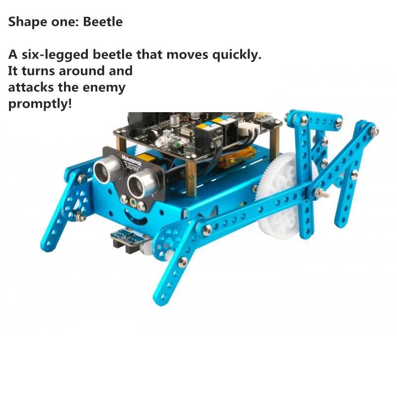 Makeblock mBot Add-on Pack-шестиногий робот электронный automa Kit Beetle Mantis