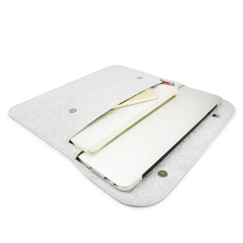 Шерстяная фетровая сумка для ноутбука, сумка-чехол для Macbook Air 11 13 12 15 Pro 13,3 15,4 retina, унисекс, чехол-вкладыш для Xiaomi hp Dell