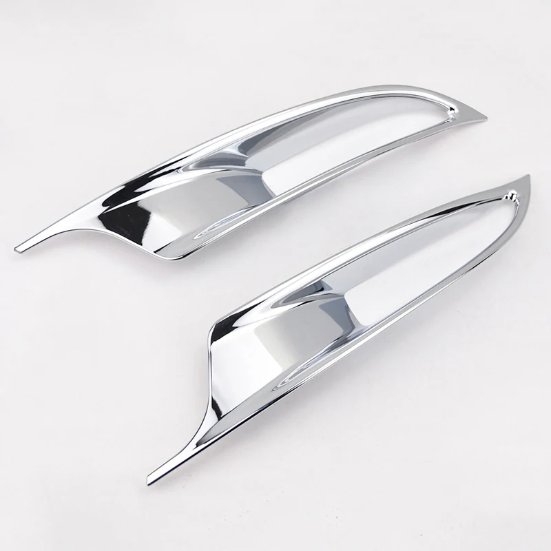 

ABS Chrome Rear Bumper Reflector Fog Light Lamp Cover Trim Molding Bezel Frame For Mazda 3 M3 Axela Sedan 2014 15 16 17 2018
