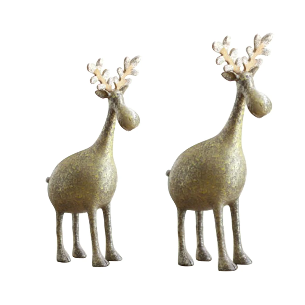 Vintage Resin Elk Deer Wine Rack Cup Holder Wedding Gift Ornament Decor