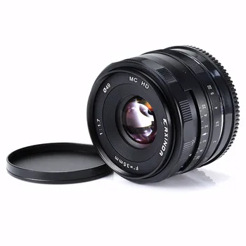 

Kaxinda 35mm F/1.7 APS-C Manual Fixed Lens For Olympus Panasonic Micro 4/3 M4/3 MFT Mount Mirrorless Cameras black