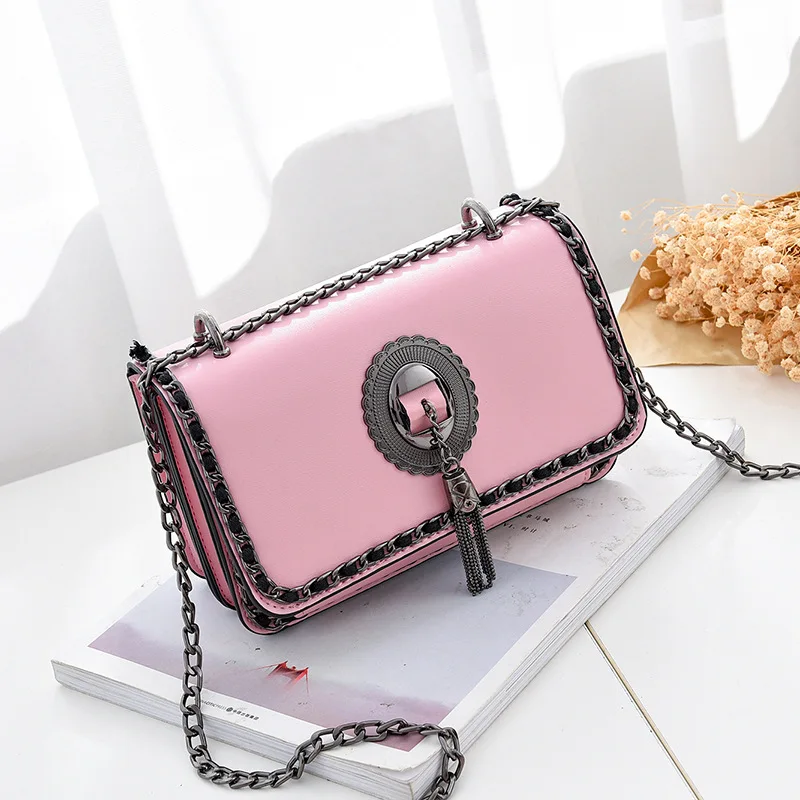 

New fashion woman handbags trend leisure messenger bag simple Korean version women bag chain shoulder bag bolso mujer