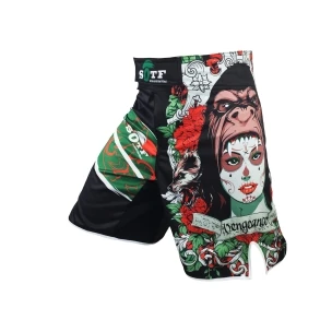 Орангутанг с красивыми изображениями дышащая ткань спортивные тренировочные боксерские трусы mma тайский бокс Муай Тай Бокс ММА Бой - Цвет: green