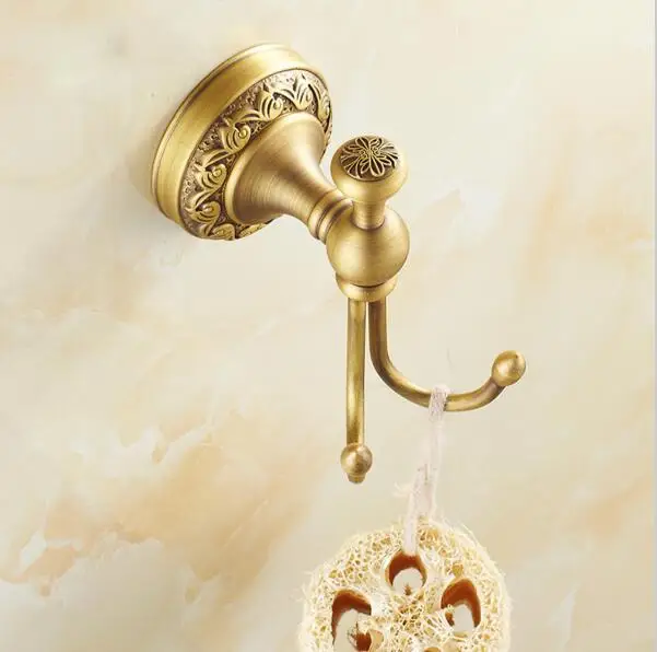 Paper Towel Holder Toilet Paper Holder Towel Hook Bathroom Hardware Set Bathroom Hardware Accessories Clothes Hook Antique Brushed Copper Carved Base Bathroom Accessories Bath Towel Shelf Towel Bar Paper Holder Cloth Hook JM210